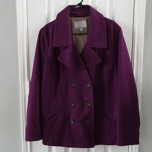 Old Navy Purple Peacoat